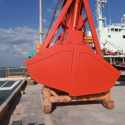 Heavy-Duty Mechanic Remote Control Bulk Cargo Grab Bucket for Efficient Material Handling