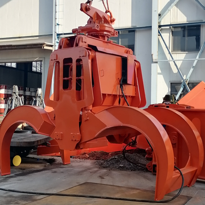 Heavy Duty Mechanic Remote Control Bulk Cargo Orange Peel Grab Excavator Hydraulic Rotating Timber Grab Log Grab Forestry Grab