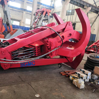 Heavy Duty Mechanic Remote Control Bulk Cargo Orange Peel Grab Excavator Hydraulic Rotating Timber Grab Log Grab Forestry Grab
