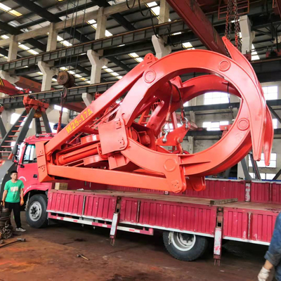 Heavy Duty Mechanic Remote Control Bulk Cargo Orange Peel Grab Excavator Hydraulic Rotating Timber Grab Log Grab Forestry Grab