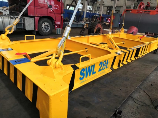 Heavy Duty Lifting Frame for ISO Containers Semi-automatic Container Spreader 20ft 40ft ISO Lifting Frame