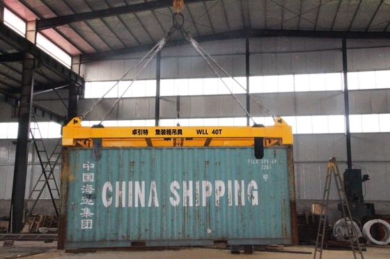 Heavy Duty Lifting Frame for ISO Containers Semi-automatic Container Spreader 20ft 40ft ISO Lifting Frame